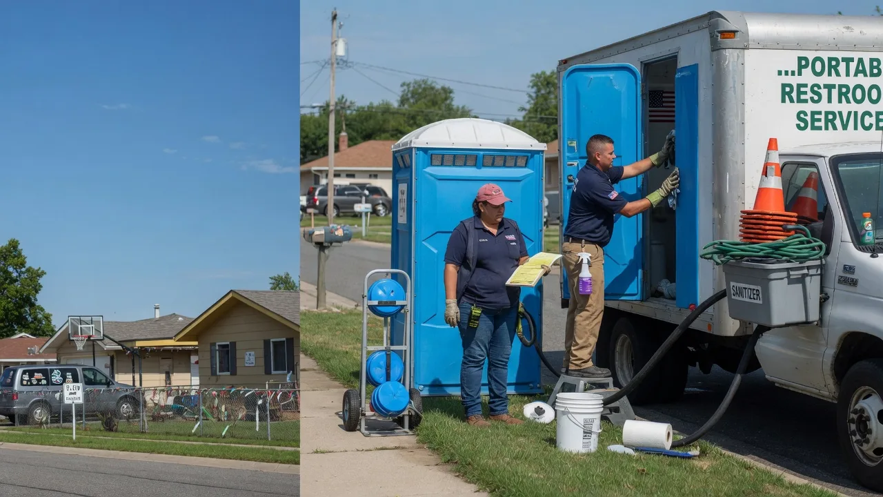 Portable Toilet Rental in Hunnewell, MO near me